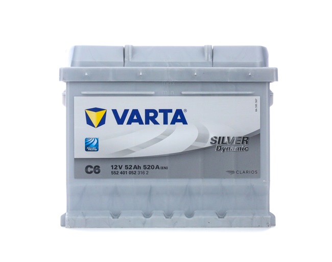 VARTA 5524010523162 Starterbatterie 52Ah, 520A, 12V AUDI F103 Bj 1968