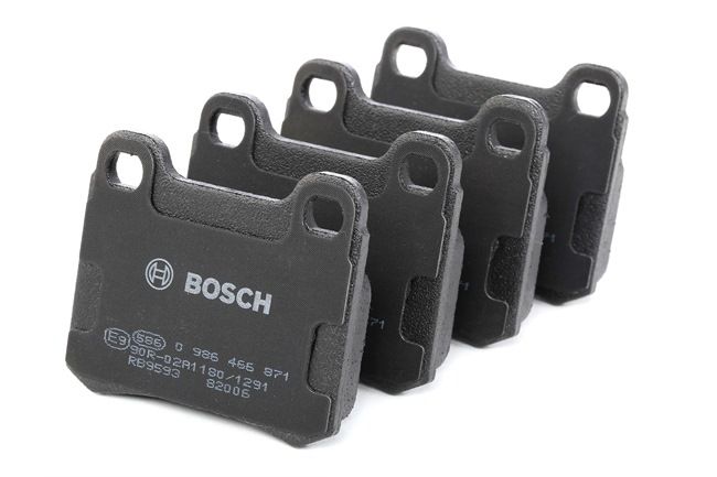 BOSCH 0 986 466 871 Kit de plaquettes de frein, frein à disque avec tôle anti-bruit, avec instructions de montage MERCEDES-BENZ A trois volumes ac 1992