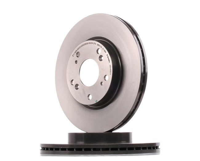 BREMBO 09.A455.11 Bremsscheibe Innenbelüftet, beschichtet, 23mm HONDA CIVIC Bj 1990