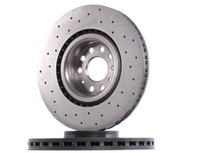 BREMBO Bremsscheibe 09.C892.1X Gelocht/innenbel., beschichtet, hochgekohlt, 30mm VW Passat Variant (3C5) Bj 2009