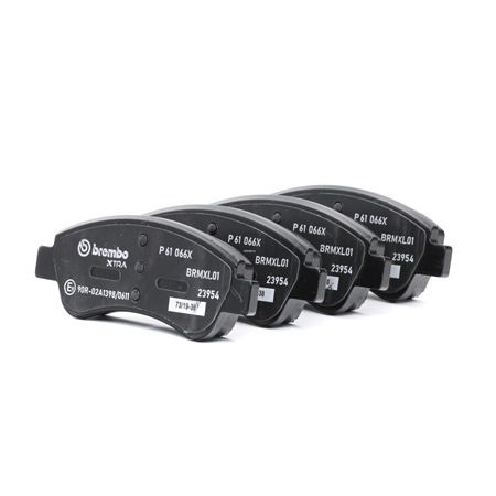 1612293980 OE BREMBO Stabdžių trinkelių rinkinys, diskinis stabdys P 61 066X