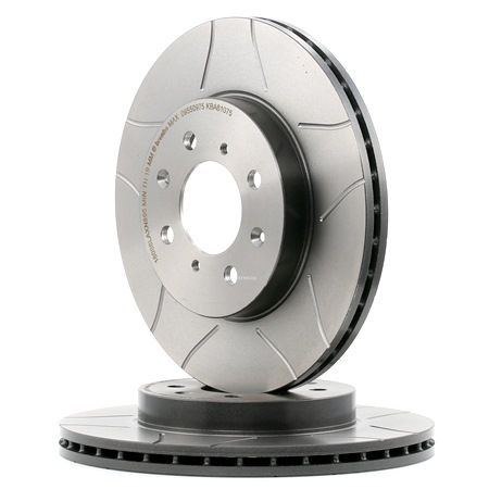 BREMBO 09.5509.75 Bremsscheibe Geschlitzt, Innenbelüftet, beschichtet, 21mm HONDA CIVIC Bj 1992