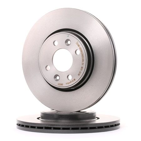 BREMBO 09.8137.21 Disco de freno Ventilación interna, revestido, altamente carbonizado, 24mm RENAULT LAGUNA ac 1996