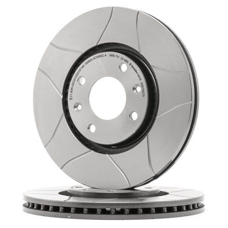 Disco de freno Gama de productos: MAX LINE - BREMBO (09.8760.75) comprar a un precio bajo para PEUGEOT, OPEL, VAUXHALL