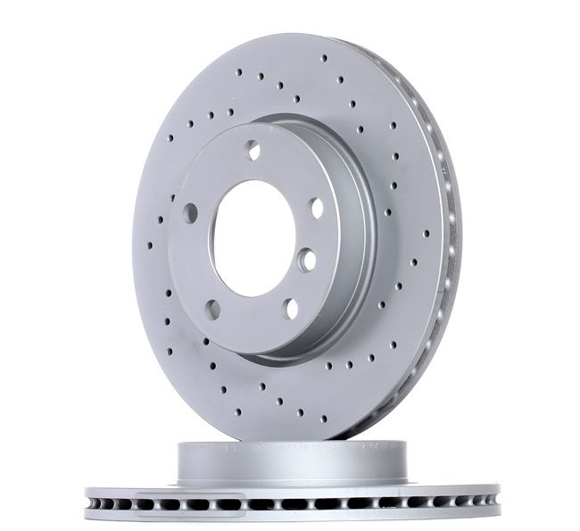 ZIMMERMANN Disco de freno 150.1269.52 Ventilación interna, Perforado, revestido, altamente carbonizado, 22mm para BMW 3 Touring (E36) ac 1998