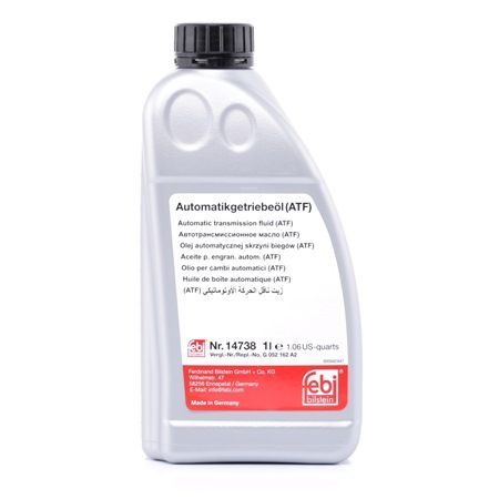 FEBI BILSTEIN 14738 Automatikgetriebeöl Inhalt: 1l, VW LT 71141, MB 236.11, Toyota PSF EH, BMW LA 2634, ZF Lifeguardfluid 5, BMW ATF 4, Honda PSF-S, Hyundai PSF-3, KIA PSF-III, VW TL 521 62 SEAT ALHAMBRA Bj 1998