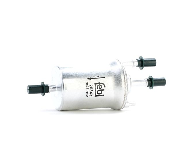 FEBI BILSTEIN Kraftstofffilter 26343 Leitungsfilter, mit Druckregler, 164mm SEAT Ibiza IV ST (6J8, 6P8) Bj 2011