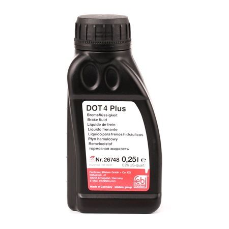 FEBI BILSTEIN Bremsflüssigkeit 26748 0,25l, DOT 4 FORD TOURNEO CONNECT Bj 2002