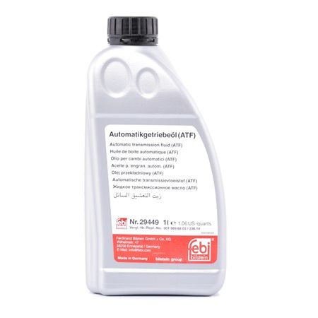 FEBI BILSTEIN 29449 Huile pour boîte automatique Capacité: 1I, MB 236.14, ATF 134, DSIH 6P805 MERCEDES-BENZ Classe C ac 1996
