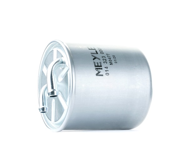 MEYLE Filtre à carburant 014 323 0001 ORIGINAL Quality, sans raccord pour capteur d'eau, 118,5mm pour MERCEDES-BENZ VITO / MIXTO Camionnette (W639) ac 2016