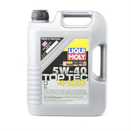 LIQUI MOLY 3701 Motoröl 5W-40, 5l, Synthetiköl DR DR1 Bj 2012