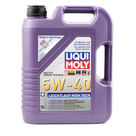 Suzuki Ignis II 1.5 Sport (RM415) 109 PS Bj 2003 LIQUI MOLY Motoröl 5W-40, 5l, Synthetiköl 3864