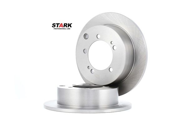 STARK Bremsscheibe Hinterachse, Voll, 10mm SKBD-0020088