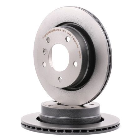BREMBO Disco de travão 09.7727.11 interior ventilado, revestido, alto carbono, 19mm para BMW 3 Sedan (E36) ac 1996