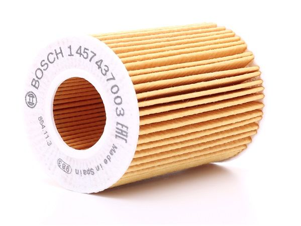BOSCH Filtro de aceite 1 457 437 003 Cartucho filtrante para BMW 3 Touring (E36) ac 1997