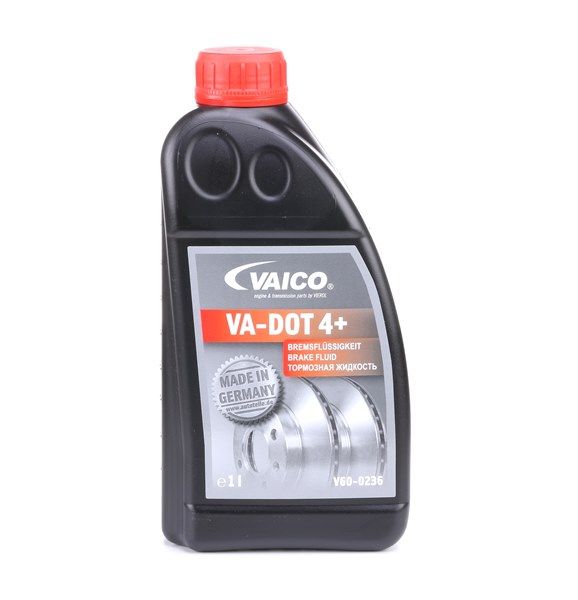 VAICO Bremsflüssigkeit Q+, Erstausrüsterqualität MADE IN GERMANY, DOT 4+, 1l, DOT 4 V60-0236