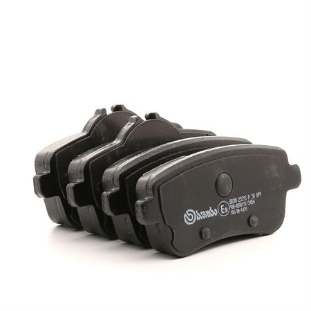 BREMBO P 50 099 Kit de plaquettes de frein, frein à disque préparé pour indicateur d'usure, avec vis d'étrier de frein, avec accessoires MERCEDES-BENZ SLK ac 1996