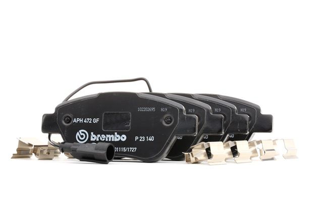 BREMBO P 23 140 Bremsbelagsatz, Scheibenbremse