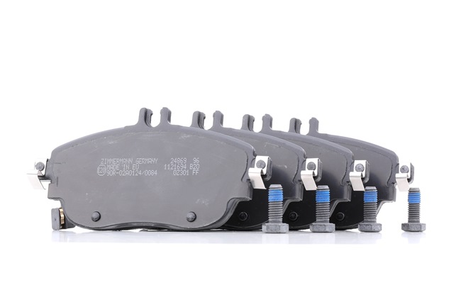 ZIMMERMANN 24869.195.1 Kit de plaquettes de frein, frein à disque contact de signal d'usure inclus, 144mm MERCEDES-BENZ CLA ac 2004