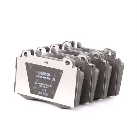 BOSCH 0 986 494 576 Kit de plaquettes de frein, frein à disque avec tôle anti-bruit MERCEDES-BENZ Classe S ac 1994