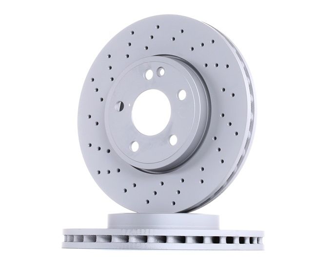 ATE Disque de frein poinçonné/ventilé, revêtu, allié/carbonisé, 28,0mm 24.0128-0262.1