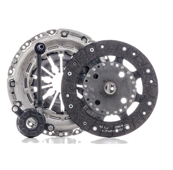 LuK 623 3553 33 Kupplungssatz mit Kupplungsscheibe, Zweimassenschwungrad prüfen und ggf. erneuern, mit Zentralausrücker, für Motoren mit Zweimassenschwungrad, 230mm RENAULT MODUS Bj 1999