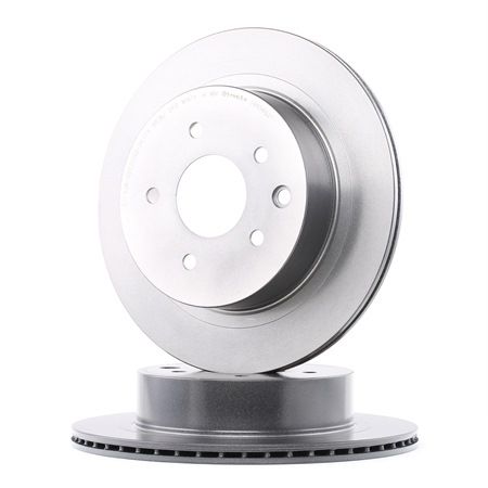 BREMBO 09.8969.21 Disco de freno Ventilación interna, revestido, 16mm NISSAN QASHQAI ac 2001