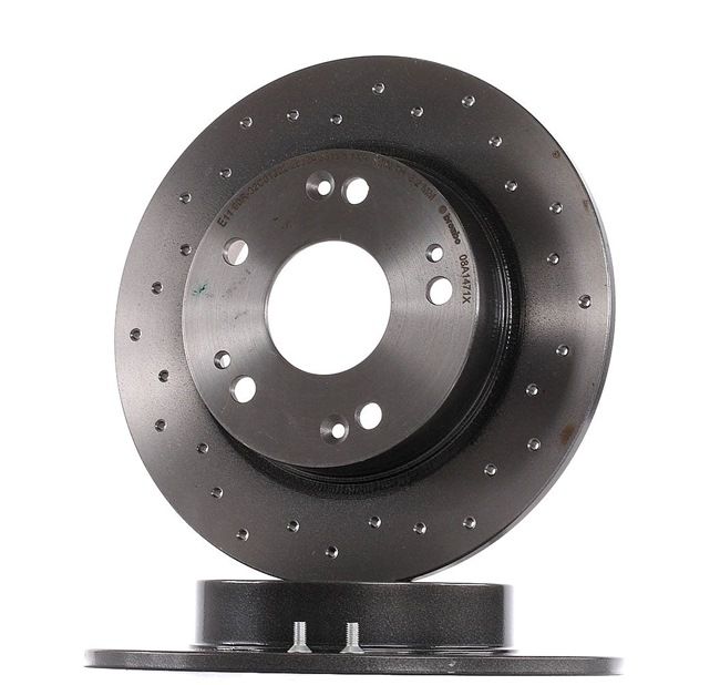 BREMBO 08.A147.1X Bremsscheibe Gelocht, Voll, beschichtet, 9mm HONDA CIVIC Bj 1991