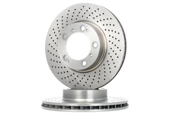 STARK SKBD-0022975 Disque de frein Essieu avant gauche, ventilé, poinçonné/ventilé, 28mm PORSCHE CAYMAN ac 1998