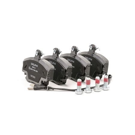 Pedido DELPHI Jogo de pastilhas para travão de disco com sensor de desgaste integrado, incl. contacto de aviso de desgaste LP885 a uma taxa fácil