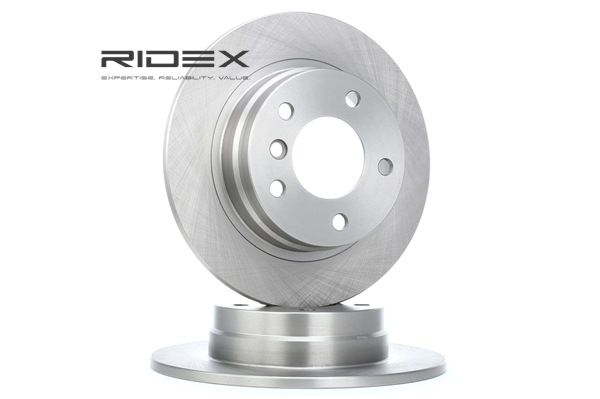 RIDEX Disco de freno 82B0226 Eje trasero, Macizo, sin recubrimiento, 10mm para BMW 3 Touring (E36) ac 1999