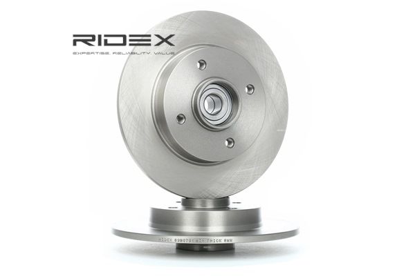 RIDEX Disco de freno Eje trasero, Macizo, 9,0mm 82B0701