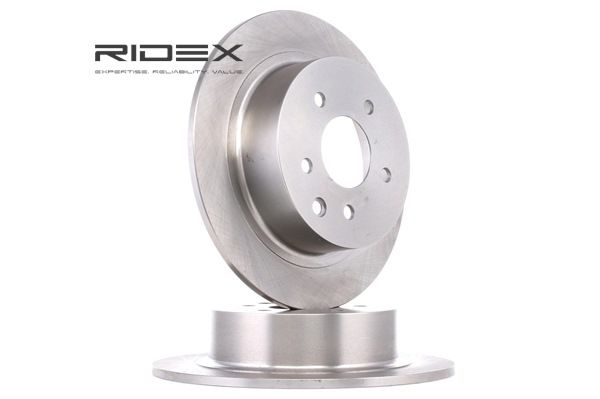 RIDEX 82B0315 Disco de freno Eje trasero, Macizo, 9mm NISSAN QASHQAI ac 1999
