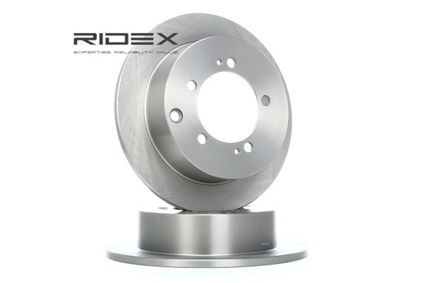 RIDEX Bremsscheibe Hinterachse, Voll, 10mm 82B0086