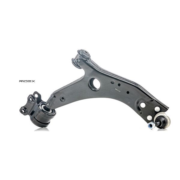 RIDEX Krmilje, obesa koles 273C0133 prva os desno, spodaj, jeklena plocevina, Precno vodilo, z nosilnim-/vodilnim zgibom, z gumijsatim lezajem za FORD C-MAX (DM2) leto 2010