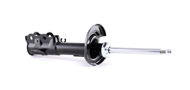 RIDEX 854S0535 Støddæmper højre, dobbeltrør, Gastryk, Fjederben, øverste stift, nederste bøjle FORD FIESTA årg 1996