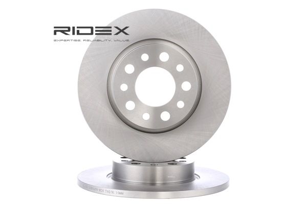 RIDEX 82B0690 Bremsscheibe Hinterachse, Voll, 12mm FIAT 500 Bj 1995