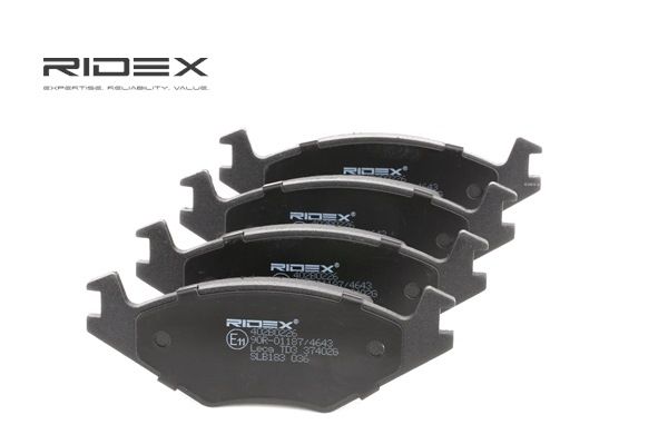 RIDEX Bremsbelagsatz, Scheibenbremse 402B0226 Vorderachse VW PASSAT (32B) Bj 1988