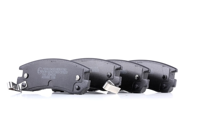 12510016 OE RIDEX Bremsbelagsatz, Scheibenbremse 402B0768