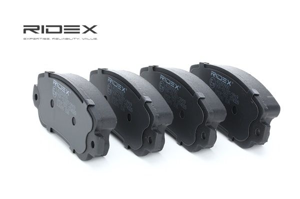 RIDEX 402B0900 Bremsbelagsatz, Scheibenbremse Vorderachse FIAT PANDA Bj 1998
