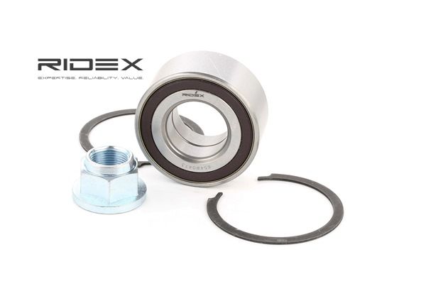 RIDEX Radlagersatz 654W0473 Vorderachse, links, rechts, mit integriertem magnetischen Sensorring für OPEL Corsa D Schrägheck (S07) Bj 2011