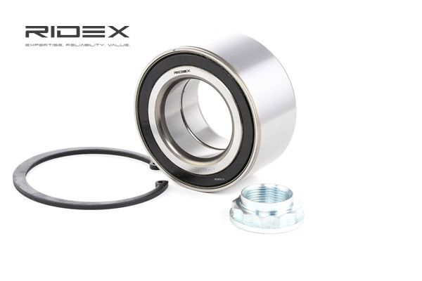 RIDEX Radlagersatz 654W0140 Vorderachse beidseitig, mit ABS-Sensorring BMW 5 Touring (E61) Bj 2010