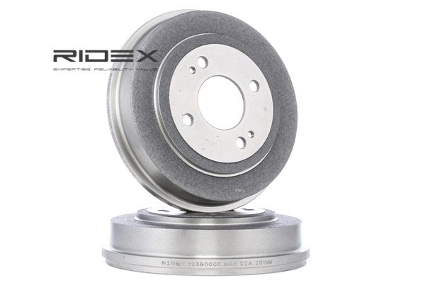 RIDEX 123B0005 Bremstrommel Hinterachse HONDA JAZZ Bj 1997