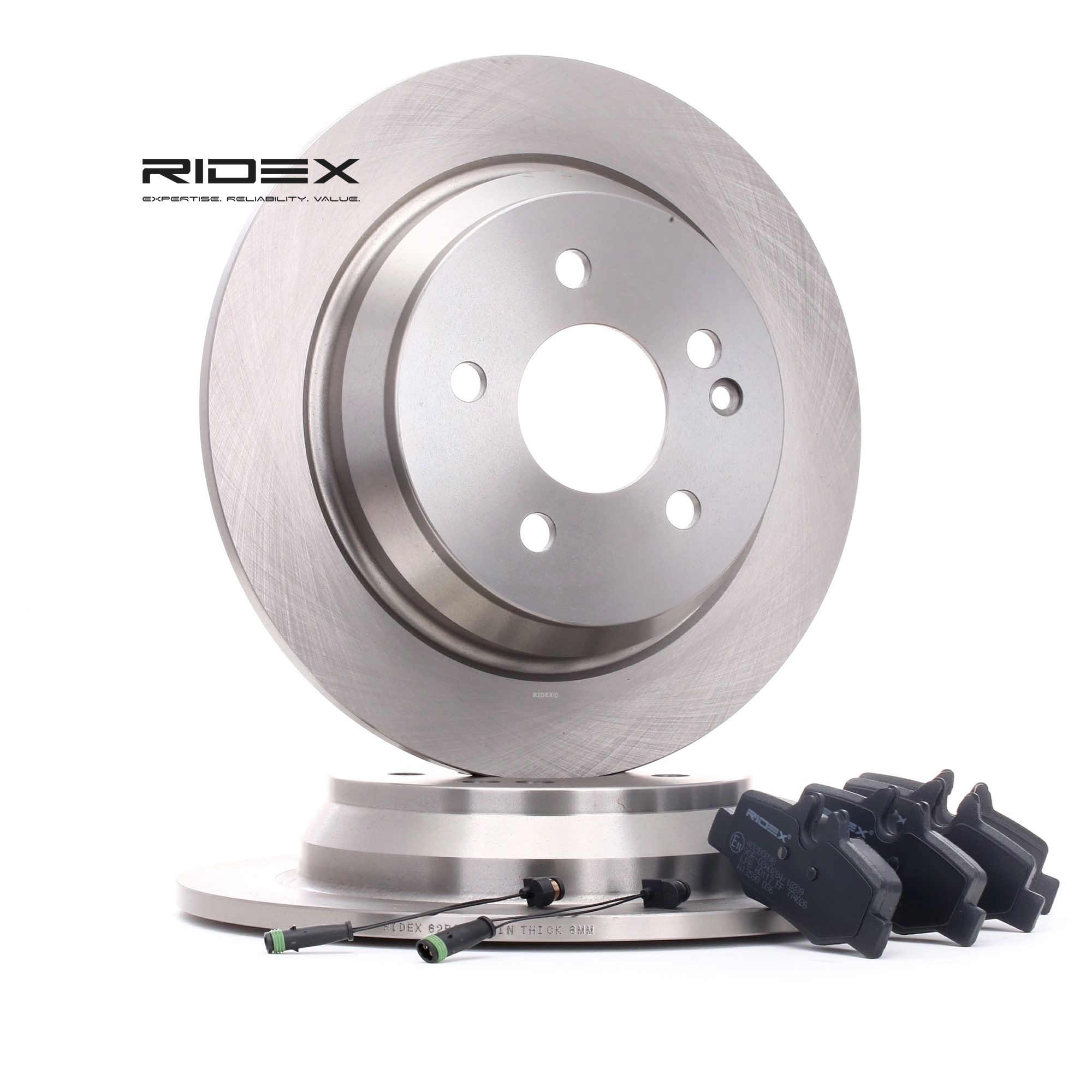 RIDEX Trommelbremse Komplettsatz 3859B0327 - Hinten Für Opel Corsa, Peugeot 208, 39mm