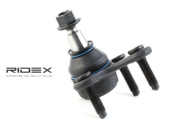 RIDEX 2462S0116 Trag- / Führungsgelenk Vorderachse, unten, links, 15,3mm VW 181 Bj 1998