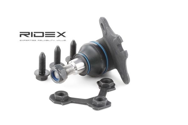 RIDEX 2462S0078 Trag- / Führungsgelenk unten, Vorderachse beidseitig, 16.5mm VW CORRADO Bj 1998