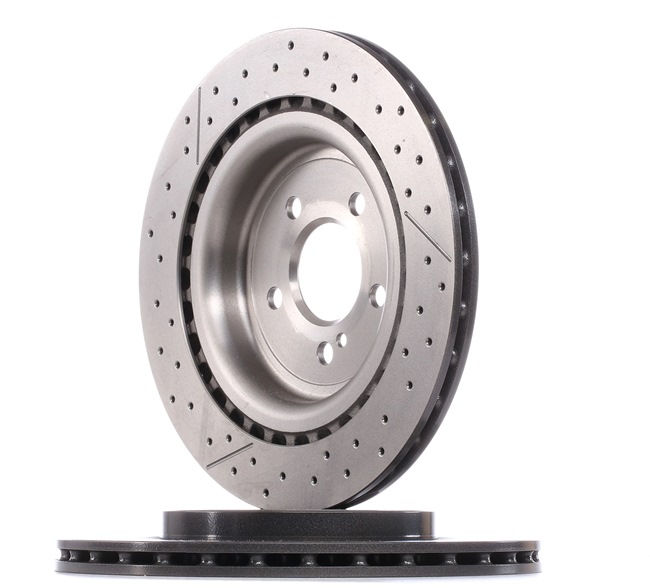 BREMBO 09.B788.11 Disque de frein fendu/poinçonné, ventilé de l'intérieur, revêtu, à haute teneur en carbone, 22mm MERCEDES-BENZ CLA ac 2002