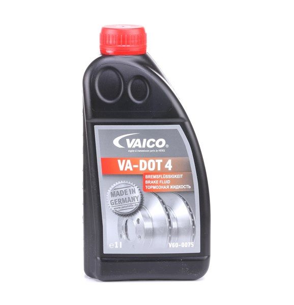 VAICO Bremsflüssigkeit Q+, Erstausrüsterqualität MADE IN GERMANY, DOT 4, 1l, DOT 4 V60-0075