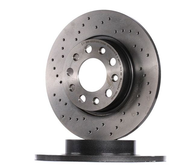 BREMBO 08.9364.2X Disque de frein poinçonné, plein, revêtu, 12mm ALFA ROMEO 159 ac 2004