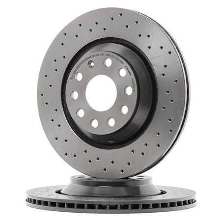 BREMBO 09.A200.1X Bremsscheibe Gelocht/innenbel., beschichtet, hochgekohlt, 22mm VW PASSAT Bj 1992